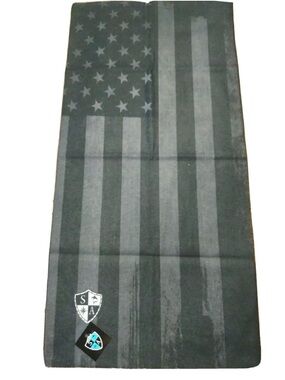 Salt Armour Tubular Men’s Black American Flag Face Mask Tube